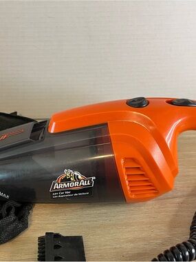 Orange 12V Car Vacuum Cleaner